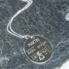 Bijoux personnalis&eacute;s: Pendentif en argent naissance personnalis&eacute;