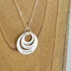 Bijoux personnalis&eacute;s: Pendentif personnalis&eacute; argent
