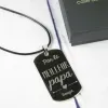 Cadeaux avec le nom: Pendentif personnalis&eacute; Le Meilleur Papa