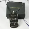 Bijoux personnalis&eacute;s: Pendentif 'pour la Meilleure Grand-m&egrave;re' grav&eacute; de Votre Signature