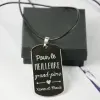 Cadeaux avec le nom: Pendentif 'pour Le Meilleur Grand-p&egrave;re' grav&eacute; de Votre Signature