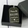 Cadeaux avec le nom: Pendentif 'pour Le Meilleur Grand-p&egrave;re' grav&eacute; de Votre Signature