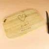 D&eacute;coration: Planche en bois de bambou personnalis&eacute;e grav&eacute;e