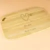 D&eacute;coration: Planche en bois de bambou personnalis&eacute;e grav&eacute;e