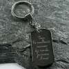 Bijoux personnalis&eacute;s: Porte-cl&eacute; grav&eacute; avec votre &eacute;criture