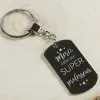 Bijoux personnalis&eacute;s: Porte-cl&eacute; merci d'&ecirc;tre un super professeur