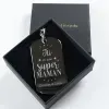 Bijoux personnalis&eacute;s: Porte cl&eacute; personnalis&eacute; Tu es une maman g&eacute;niale