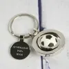 Bijoux personnalis&eacute;s: Porte-cl&eacute;s foot-ball grav&eacute;