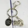Bijoux personnalis&eacute;s: Porte-cl&eacute;s moto grav&eacute;