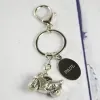 Bijoux personnalis&eacute;s: Porte-cl&eacute;s moto grav&eacute;