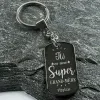 Bijoux personnalis&eacute;s: Porte-cl&eacute;s personnalis&eacute; 'Tu es une arri&egrave;re grand-m&egrave;re '