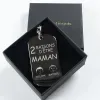 Bijoux personnalis&eacute;s: Porte-cl&eacute;s raisons d'&ecirc;tre maman