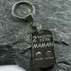 Bijoux personnalis&eacute;s: Porte-cl&eacute;s raisons d'&ecirc;tre maman