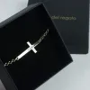 Bijoux personnalis&eacute;s: Bracelet croix en argent personnalis&eacute; plaqu&eacute; or
