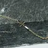Bijoux personnalis&eacute;s: Bracelet croix en argent personnalis&eacute; plaqu&eacute; or