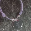 Bijoux personnalis&eacute;s: Bracelet en argent personnalis&eacute; avec le dessin de votre enfant grav&eacute;