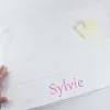 Cadeaux brod&eacute;s: Serviette BIO brod&eacute;e