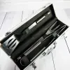 Cadeaux avec le nom: Set barbecue grav&eacute;