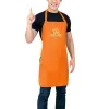 Tabliers personnalis&eacute;s: Tablier de cuisine biologique avec monogramme brod&eacute;