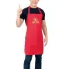 Tabliers personnalis&eacute;s: Tablier de cuisine biologique avec monogramme brod&eacute;