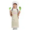 Tabliers personnalis&eacute;s: Tablier de cuisine pour enfant bio brod&eacute; avec pr&eacute;nom