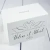 D&eacute;coration: Tirelire en bois grav&eacute;e personnalis&eacute;e sp&eacute;ciale pour les couples