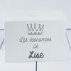 Cadeaux avec le nom: Tirelire en bois personnalis&eacute;e Couronne
