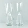 Art de la table personnalis&eacute;: Vase grav&eacute; avec monogramme