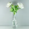Art de la table personnalis&eacute;: Vase grav&eacute; avec monogramme