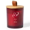 Bougies personnalis&eacute;es: Bougie aromatique grav&eacute;e