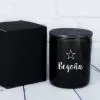 Bougies personnalis&eacute;es: Bougie grav&eacute;e avec pr&eacute;nom et motif