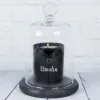 Bougies personnalis&eacute;es: Bougie grav&eacute;e avec pr&eacute;nom et motif