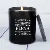 Bougies personnalis&eacute;es: Bougie grav&eacute;e 'Joyeux anniversaire'