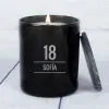 Bougies personnalis&eacute;es: Bougie d'anniversaire grav&eacute;e