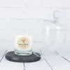 Cadeaux avec le nom: Bougie personnalis&eacute;e avec pr&eacute;noms et date