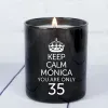 Bougies personnalis&eacute;es: Bougie personnalis&eacute;e 'Keep calm, you are only'
