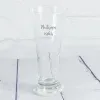 Art de la table personnalis&eacute;: Verre &agrave; bi&egrave;re grav&eacute;
