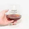 Art de la table personnalis&eacute;: Verre &agrave; Cognac personnalis&eacute; grav&eacute;