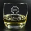 Art de la table personnalis&eacute;: Verre &agrave; whisky grav&eacute; '30 ans' &eacute;dition limit&eacute;e