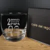 Art de la table personnalis&eacute;: Verre &agrave; whisky grav&eacute; Raisons d'&ecirc;tre papa