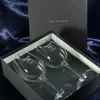 Art de la table personnalis&eacute;: Verres &agrave; vin d'anniversaire grav&eacute;s
