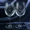 Art de la table personnalis&eacute;: Verres &agrave; vin retraite