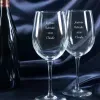 Art de la table personnalis&eacute;: Verres &agrave; vin retraite