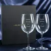 Art de la table personnalis&eacute;: Verres &agrave; vin retraite