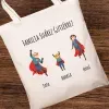 Cadeaux avec le nom: Sac fourre-tout super familial personnalis&eacute;