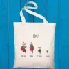 Cadeaux avec le nom: Sac fourre-tout super familial personnalis&eacute;