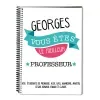 Cadeaux avec le nom: Cahier pour le meilleur professeur personnalis&eacute;