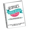 Cadeaux avec le nom: Cahier pour le meilleur professeur personnalis&eacute;
