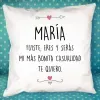 D&eacute;coration: Coussin romantique personnalis&eacute;