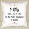 D&eacute;coration: Coussin romantique personnalis&eacute;